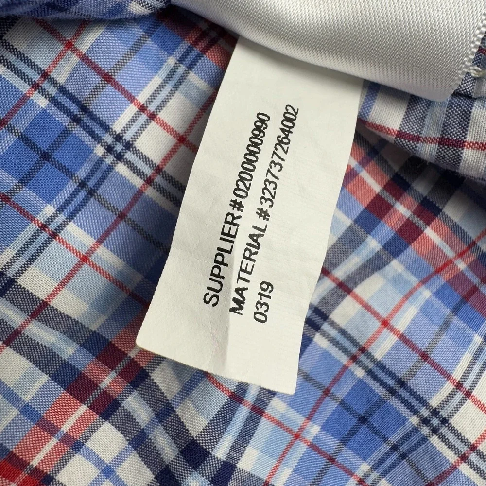 Ralph Lauren Natural Stretch Button Down Shirt Plaid Boys Medium M